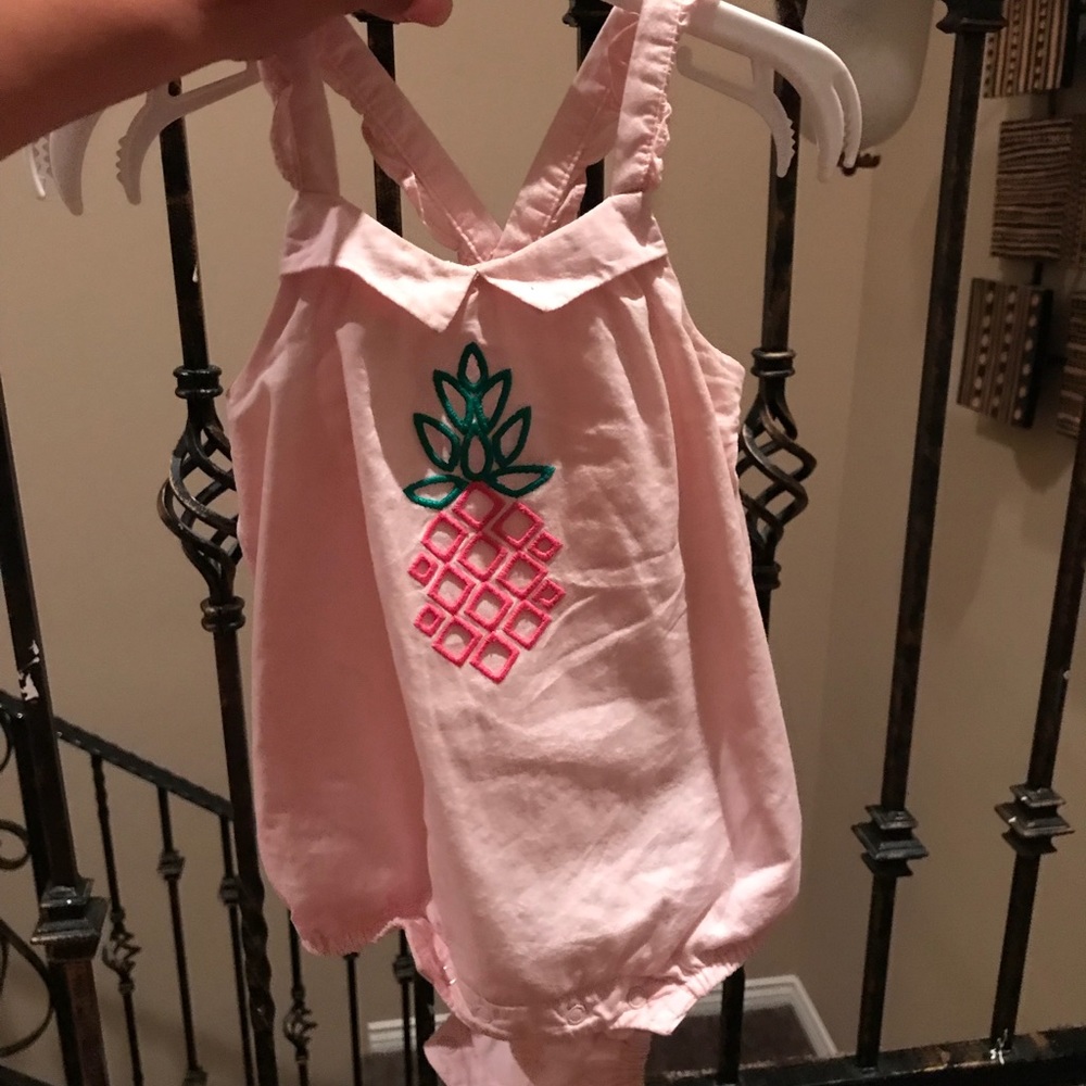 Janie and Jack romper. So cute love the pineapple!